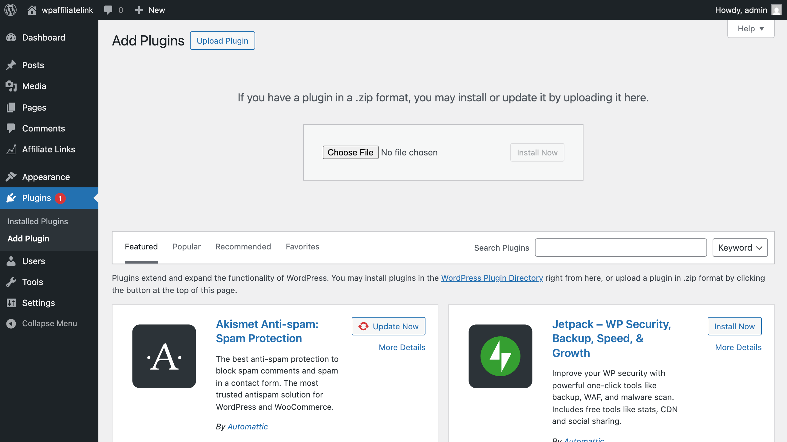 Plugin Installation Process